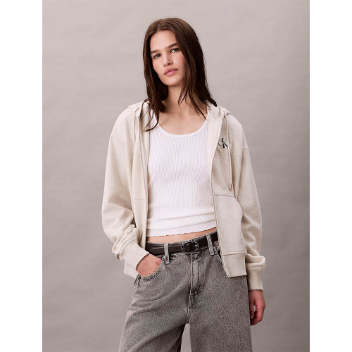 Calvin Klein Γυναικεία ζακέτα Monogram Zip Up Hoodie